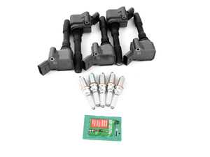 ES#3468551 - 06h905110gKT3 - Ignition Service Kit - Includes five genuine OEM black coil packs, OEM spark plugs, and dielectric spark plug boot protector - Genuine Volkswagen Audi - Audi