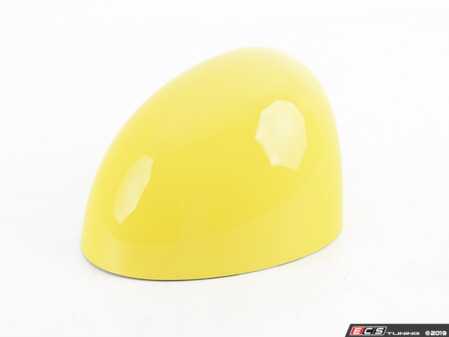 ES#2987642 - 51162410465 - Mirror Cap Yellow - Left - Part of the Ray Line color package - Genuine MINI - MINI
