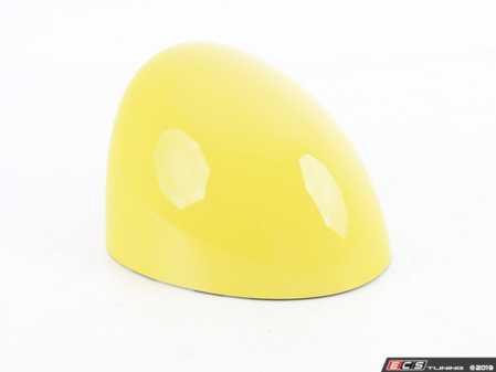 ES#2987641 - 51162410464 - Mirror Cap Yellow - Right - Part of the Ray Line color package - Genuine MINI - MINI