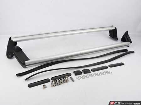 ES#3698315 - 82710024992sda - Roof Rack Base Bars - *Scratch And Dent* - (NO LONGER AVAILABLE) - Includes install kit, missing white caps(for use with black roof) - Genuine MINI - 