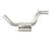 ES#3619134 - 140751BC - 3" Stainless Steel Cat-Back System - Featuring 4" single round rolled angle-cut black chrome tips - Borla - Volkswagen