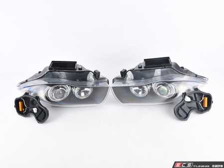 ES#3677869 - HLB1E82DPABLKLED - Angel Eye Projector Headlights - Black - (NO LONGER AVAILABLE) - Pair of new Angel Eye projector headlights with Black housings for increased style - Depo - 