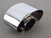 ES#3054309 - 242035 - 996 Turbo 3.6 Polished Oval Tip - Left - Polished Oval Tip - To be utilized with SuperSprint Turbo Back System - Supersprint - Porsche