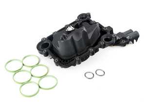 ES#3698386 - 06e103547acKT1 - Basic Pressure Control Valve (PCV) Kit - This kit includes new oil separator, supercharger gaskets (qty 6), and vent tube o-rings (qty 2). - Assembled By ECS - Audi