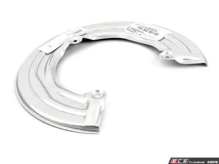 ES#3293602 - 96435280101 - Rear Brake Dust Shield - Priced Each - Left or right side fitment - Two required - Genuine Porsche - Porsche