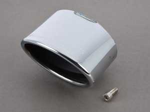ES#3054309 - 242035 - 996 Turbo 3.6 Polished Oval Tip - Left - Polished Oval Tip - To be utilized with SuperSprint Turbo Back System - Supersprint - Porsche