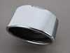ES#3054309 - 242035 - 996 Turbo 3.6 Polished Oval Tip - Left - Polished Oval Tip - To be utilized with SuperSprint Turbo Back System - Supersprint - Porsche