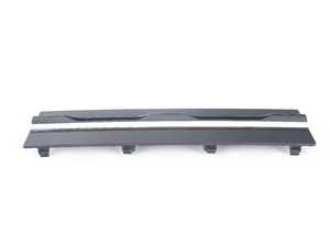 ES#3197493 - 8W6807287BRN4 - Front License Plate Bracket Filler Trim - Dark Chrome/High Gloss  - Covers the hardware provision for the front license plate bracket - Genuine Volkswagen Audi - Audi