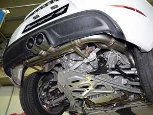 ES#3706883 - 248754KT1 - 718 Boxster / Cayman Valved Turbo Back Exhaust System - Black Tips - Performance Stainless Steel 200 cell catalytic converter, Valved Sport Muffler, and Black Tips - Supersprint - Porsche