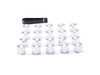 ES#3672625 - 19MMCH - 19mm Chrome Lug Bolt Covers - Set of 20 - ECS - 