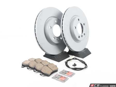 ES#2804126 - 341198048294KT20 - Front Brake Service Kit - Featuring Zimmerman rotors and ECS DD23 "Daily Driver" ceramic pads. - Assembled By ECS - MINI