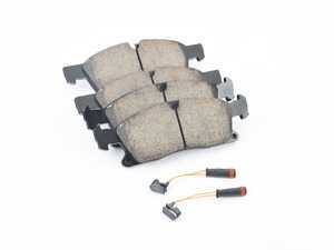 ES#3161561 - EUR1629 - Euro Ceramic Front Brake Pad Set - Ceramic composite developed to meet low dust & noise requirements - Akebono - Mercedes Benz