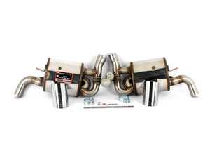 ES#3706877 - 248054KT - 981 Cayman/Boxster/GT4 Valvetronic Performance Axle-Back Exhaust System - Silver Tips - Hand Made Italian Stainless Performance Exhaust System - Superior Quality and Sound for your 981 - Supersprint - Porsche