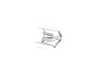ES#383279 - 4E0807887 - Fog grille securing clip - Priced each - Secures the Fog light grilles to the bumper - Genuine Volkswagen Audi - Audi