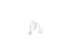 ES#383279 - 4E0807887 - Fog grille securing clip - Priced each - Secures the Fog light grilles to the bumper - Genuine Volkswagen Audi - Audi