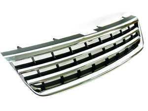 ES#250936 - FKSG949 - Badgeless Sport Grille - Black / Chrome - (NO LONGER AVAILABLE) - Add unique stealth style to your Touareg with this chrome and black badgeless grille - FK - 