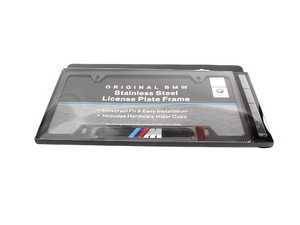 ES#196124 - 82120418625 - "///M" License Plate Frame - Carbon Fiber - (NO LONGER AVAILABLE) - Carbon fiber finish with the the ///M logo - Genuine BMW - 