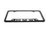 ES#196053 - 82120010398 - "BMW" License Plate Frame - Black  - Black stainless finish with the BMW insignia - Genuine BMW - BMW