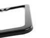 ES#196053 - 82120010398 - "BMW" License Plate Frame - Black  - Black stainless finish with the BMW insignia - Genuine BMW - BMW