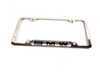 ES#196050 - 82120010395 - "BMW" License Plate Frame - Polished - Polished stainless finish with the BMW insignia - Genuine BMW - BMW