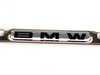 ES#196050 - 82120010395 - "BMW" License Plate Frame - Polished - Polished stainless finish with the BMW insignia - Genuine BMW - BMW