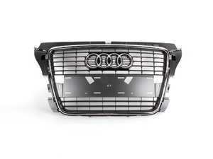 ES#2165402 - 8P0853651P1QP - Grille Assembly - Stone Grey - Direct replacement grille for your A3 - Genuine Volkswagen Audi - Audi