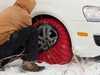 ES#2129937 - C60066 - Isse Classic Textile Snow Sock - Size 66 Red - Entry level unit used for safe winter driving - Isse - Audi BMW Volkswagen Mercedes Benz MINI Porsche