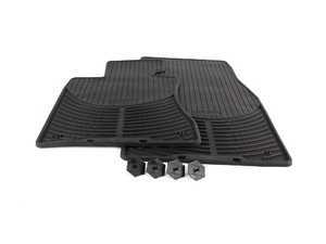 ES#196773 - 82550302997 - Front Rubber Floor Mat Set - Black - Keep your carpet protected from the elements - Genuine BMW - BMW