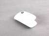 ES#1833371 - 80230439628 - Nappa Leather Key Case - White  - (NO LONGER AVAILABLE) - Featuring white stitching and the BMW roundel - Genuine BMW - 
