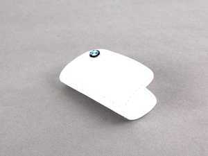 ES#1833371 - 80230439628 - Nappa Leather Key Case - White  - (NO LONGER AVAILABLE) - Featuring white stitching and the BMW roundel - Genuine BMW - 