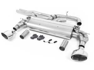ES#3536888 - SSXAU741 - Cat-Back Exhaust System - Non-Resonated - 3.00" Stainless Steel with dual Polished oval tips - Retains valves from OE system - Milltek Sport - Audi