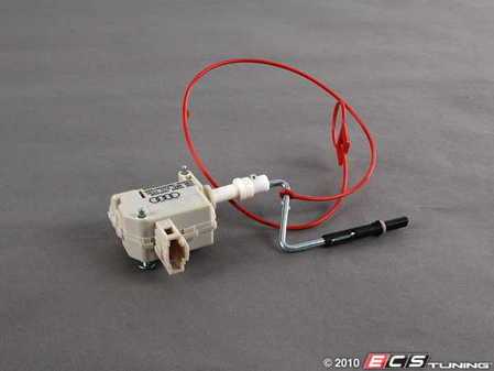 ES#438004 - 8E0810773C - Fuel Door Locking Valve - Includes the locking arm - Genuine Volkswagen Audi - Audi