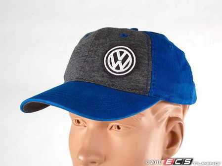 ES#2137070 - 14691 - VW Blue Applique Cap - (NO LONGER AVAILABLE) - This blue cap is perfect to show off your Volkswagen love  - DriverGear - 