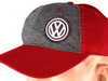 ES#2137071 - 14692 - VW Burgundy Applique Cap - (NO LONGER AVAILABLE) - Add this red cap to your Volkswagen collection  - DriverGear - 