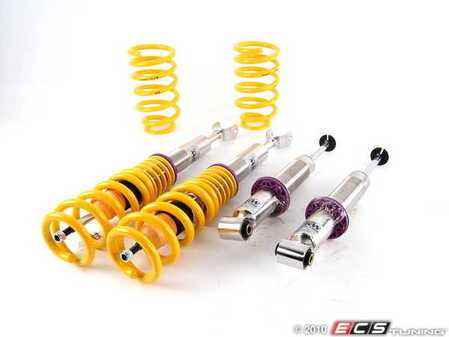 ES#2091940 - 10210026 - KW V1 Series Coilover Kit - Fixed Dampening - Variant 1 coilovers offer the best balance between sporty driving and comfort - KW Suspension - Audi Volkswagen