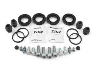 ES#2765812 - 1J0698451LINSKT4 -  rear pad and rotor installation kit - stage 2 - This comprehensive kit includes every serviceable item on both calipers and rotors - Genuine Volkswagen Audi - Volkswagen