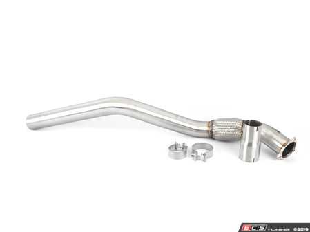 ES#4820845 - 021617ecs02KT1 - B8 2.0T T304 Stainless Steel 3.0" Downpipe - Let your engine breathe and growl with our high flow 3.0" stainless steel downpipe! - ECS - Audi