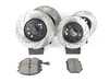 ES#3224087 - 935.33159 - Street Performance Axle Pack Service Kit - Drilled & Slotted - Front & Rear (312x25/272x10) - (NO LONGER AVAILABLE) - Featuring Stoptech Drilled and Slotted rotors and Stoptech Street pads - StopTech - 