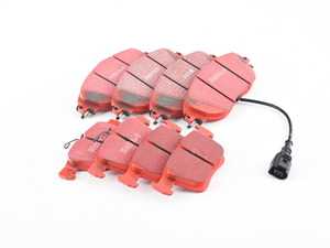 ES#3698720 - dp32127c1KT - Front & Rear Brake Pad Kit - EBC RedStuff - High performance street pad featuring Kevlar technology. - EBC - Volkswagen