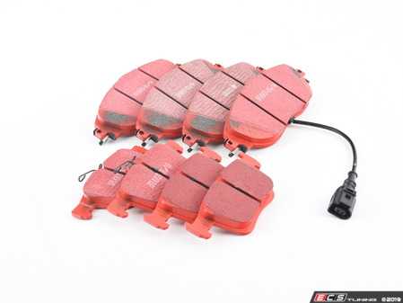 ES#3698720 - dp32127c1KT - Front & Rear Brake Pad Kit - EBC RedStuff - High performance street pad featuring Kevlar technology. - EBC - Volkswagen