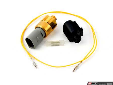 ES#3706893 - 1J0919081KT - Power Steering Pressure Switch Kit - Senses fluid pressure for the ECU. M10x1.0 - Genuine Volkswagen Audi - Audi Volkswagen