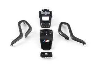 ES#3620072 - 61312455281 - M Performance Carbon Fiber Shifter Trim  - Carbon fiber shift knob trim - Genuine BMW M Performance - BMW