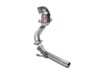 ES#3053441 - 889641 - 2.75" Downpipe With High Flow Catalytic Converter - For Use With Supersprint Cat-Back - Includes HJS high-volume metallic catalytic converter - 200CPSI - Supersprint - Volkswagen