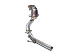 ES#3053441 - 889641 - 2.75" Downpipe With High Flow Catalytic Converter - For Use With Supersprint Cat-Back - Includes HJS high-volume metallic catalytic converter - 200CPSI - Supersprint - Volkswagen