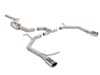 ES#3969315 - 9173031KT - 3" Cat-Back Exhaust System - Resonated - Without Mufflers - Stainless steel single resonator cat-back system without mufflers - Supersprint - Volkswagen
