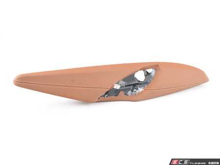 ES#3198640 - 51427368383 - F36 Leather Armrest - Rear Left - Sattelbraun - Genuine BMW - BMW