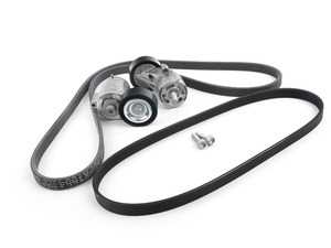 ES#3046230 - 07K145933GKT2 - Accessory Belt Kit - This comprehensive kit includes tensioner, idler, belts and the hardware to get the job done right - Assembled By ECS - Volkswagen