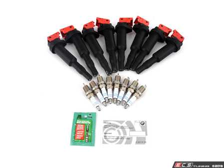ES#3690389 - 12137594937pkt2 - Performance Ignition Service Kit - Everything you need to service your ignition system including Bosch spark plugs and Bav Auto ignition coils - Assembled By ECS - BMW