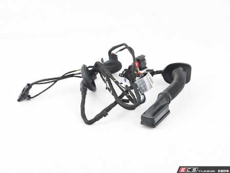 ES#1894042 - 8K0971687AE - Rear Door Harness - Connects to the speakers, control units, and door latch to the main harness - Fits left and right sides - Genuine Volkswagen Audi - Audi