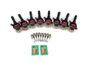 ES#3691943 - 12131703228 - Performance Ignition Service Kit - Everything you need to service your ignition system including Bosch Platinum+4 spark plugs and Bav Auto ignition coils - Assembled By ECS - BMW